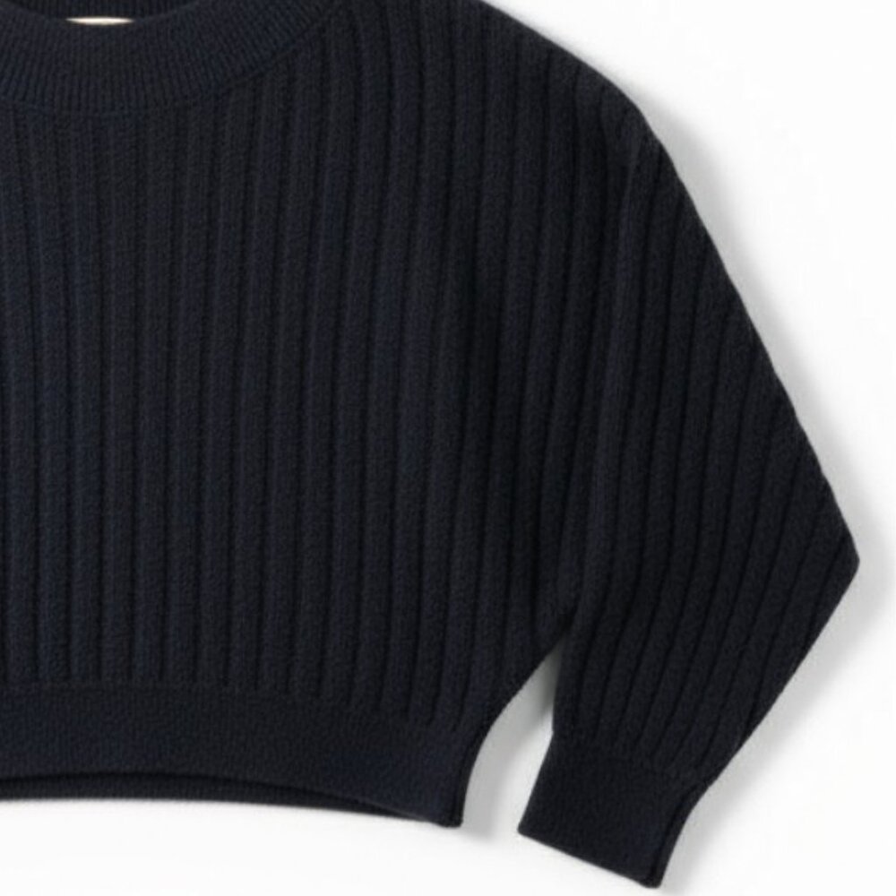 Free People Black Off-the-Shoulder Knit Sweater - Picture 6 of 11